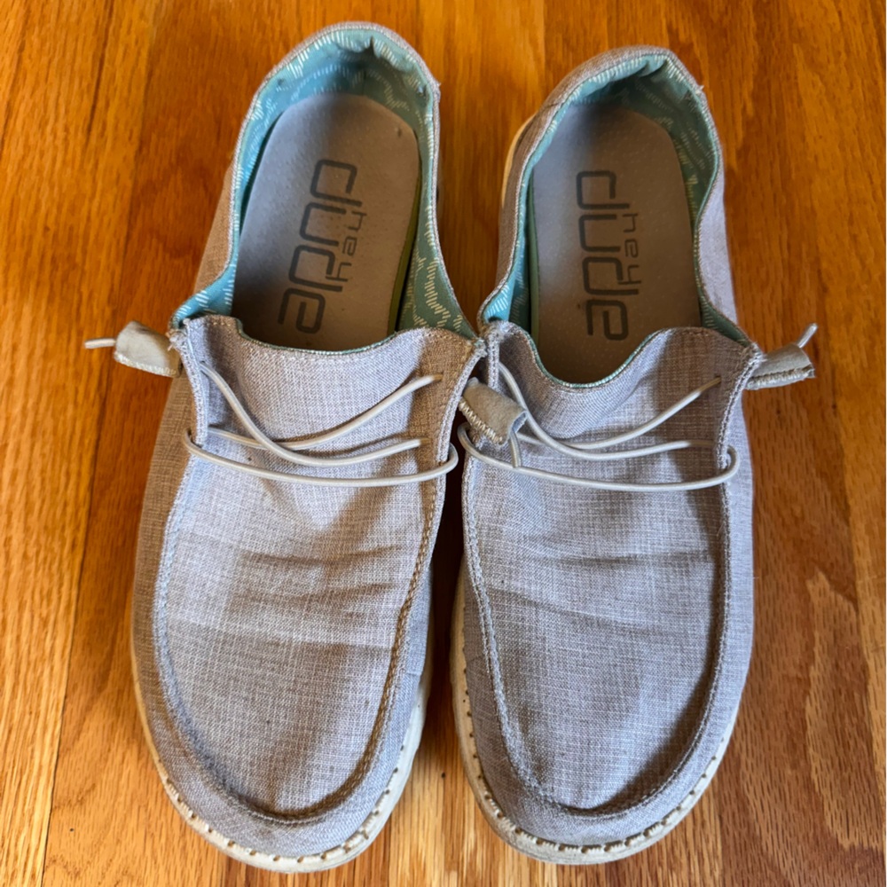 Hey Dude Gray Casual Shoes